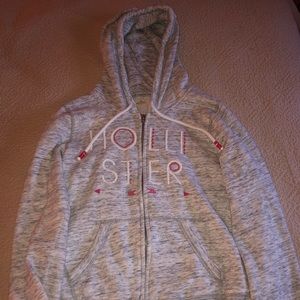 Hollister Zip Up Sweatshirt